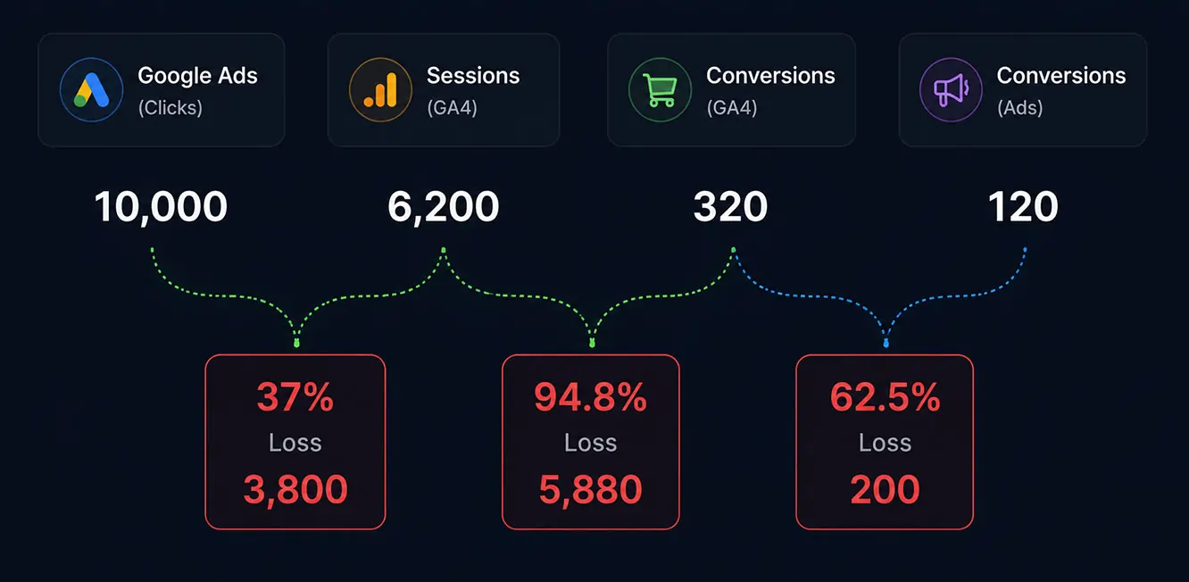 Attribution discrepancy auditing